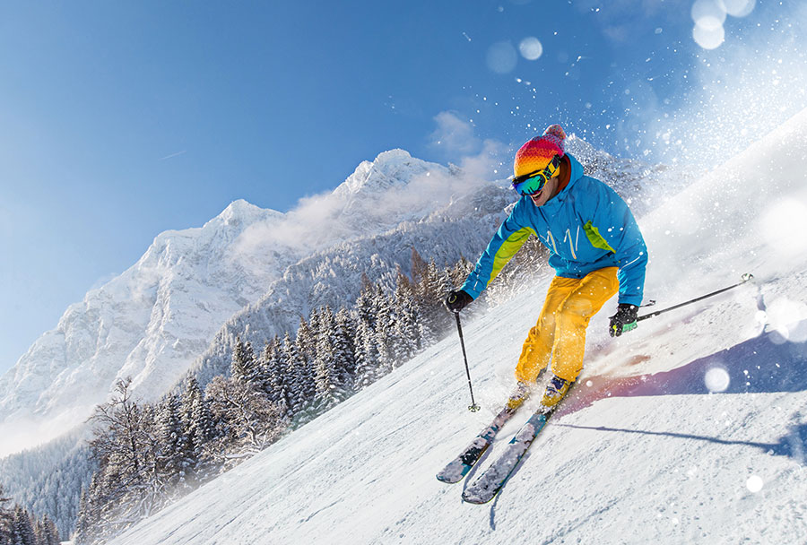 Homann-Karriere-Skifahren