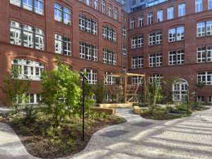 Inner courtyard after renovation